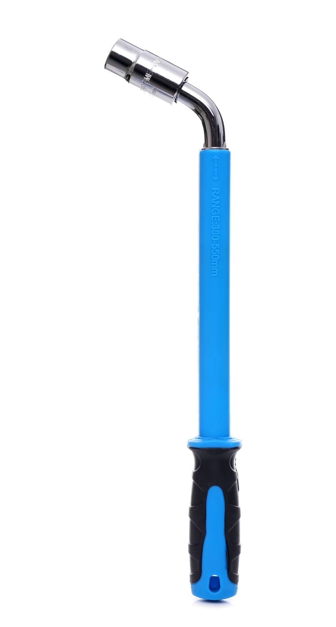 TAGRED Teleskopický klíč na kola 17-19/ 21-23 mm typu L, 2 nástavce, gumová rukojeť TA219