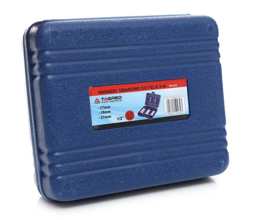 Sada nástrčných klíčů na hliníkové ráfky 17 19 21 mm alu kola, rázové nástrčné klíče TA1253