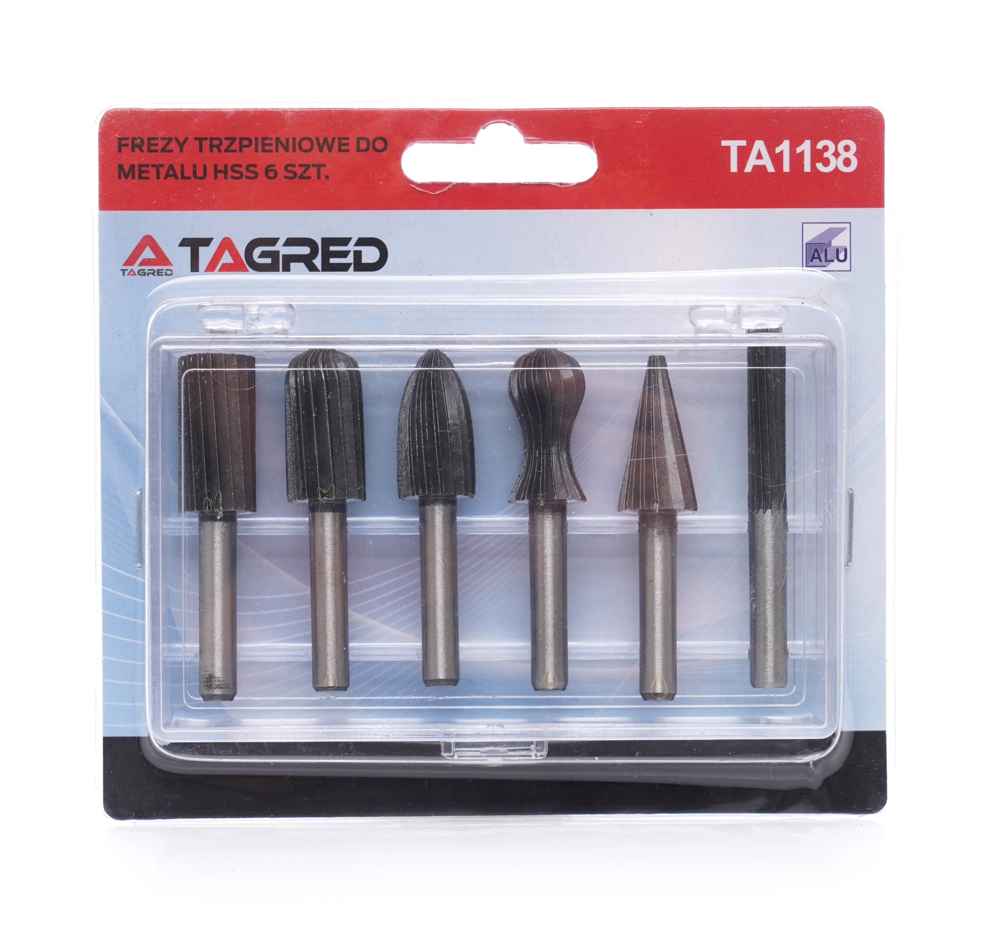 Stopkové frézy 6 kusů HSS frézy, na kov TA1138