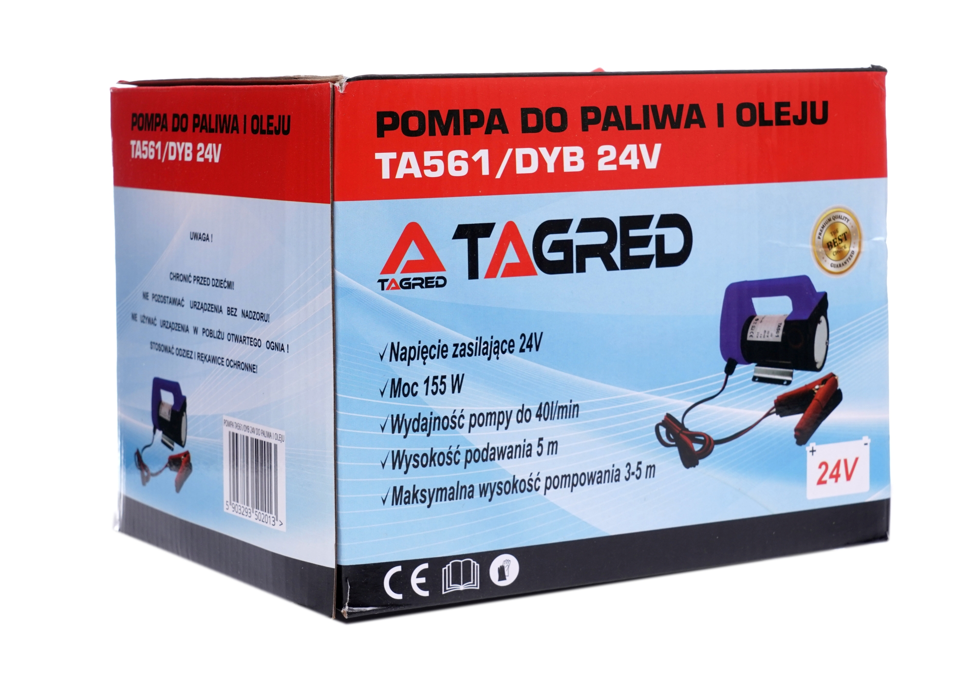 Čerpadlo na vypouštění paliva, nafty, topného oleje 24V TA561