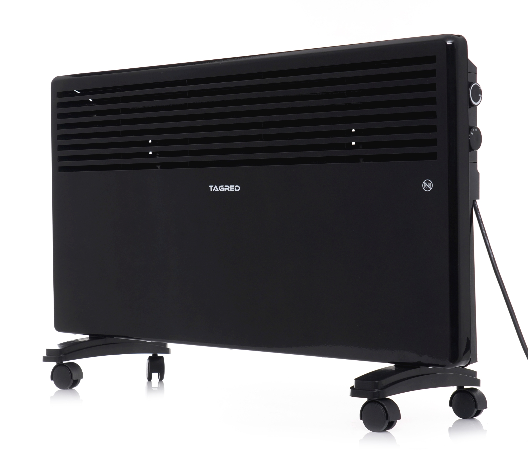 Elektrický konvektorový ohřívač 2000W, černý TA912B