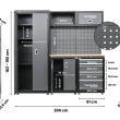 Szafa warsztatowa, modułowa, meble garażowe, regał do warsztatu - 15