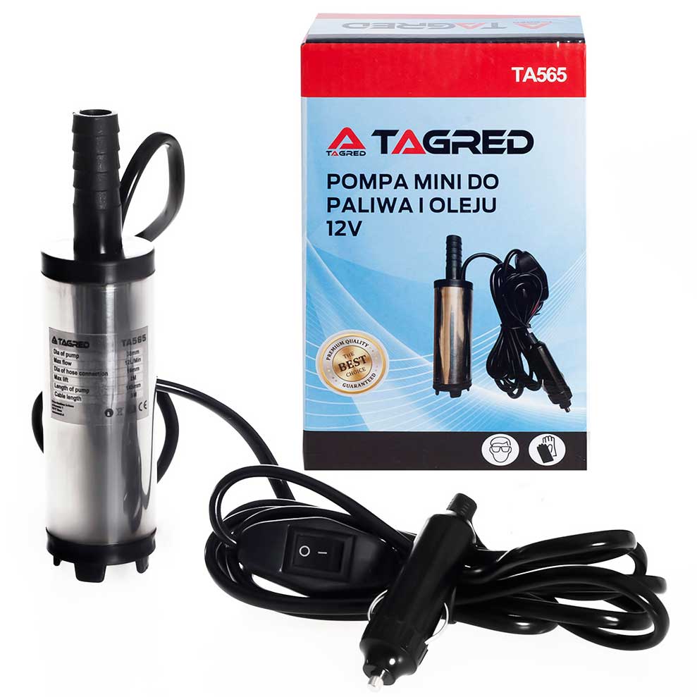 Čerpadlo na vypouštění paliva topného oleje 12V ponorné mini čerpadlo TA565