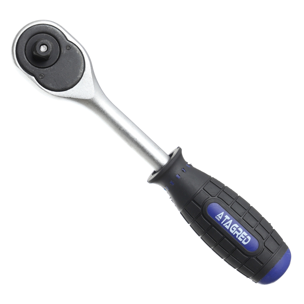 Prohnutá ráčna 3/8", ráčna, otočná rukojeť, nástrčný klíč CrV TA231