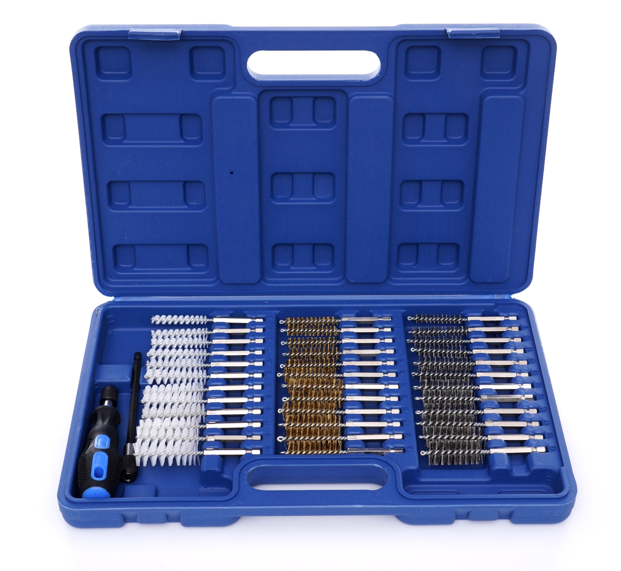 Kartáče na sedla vstřikovačů a žhavicích svíček, sada 38 ks TA4125