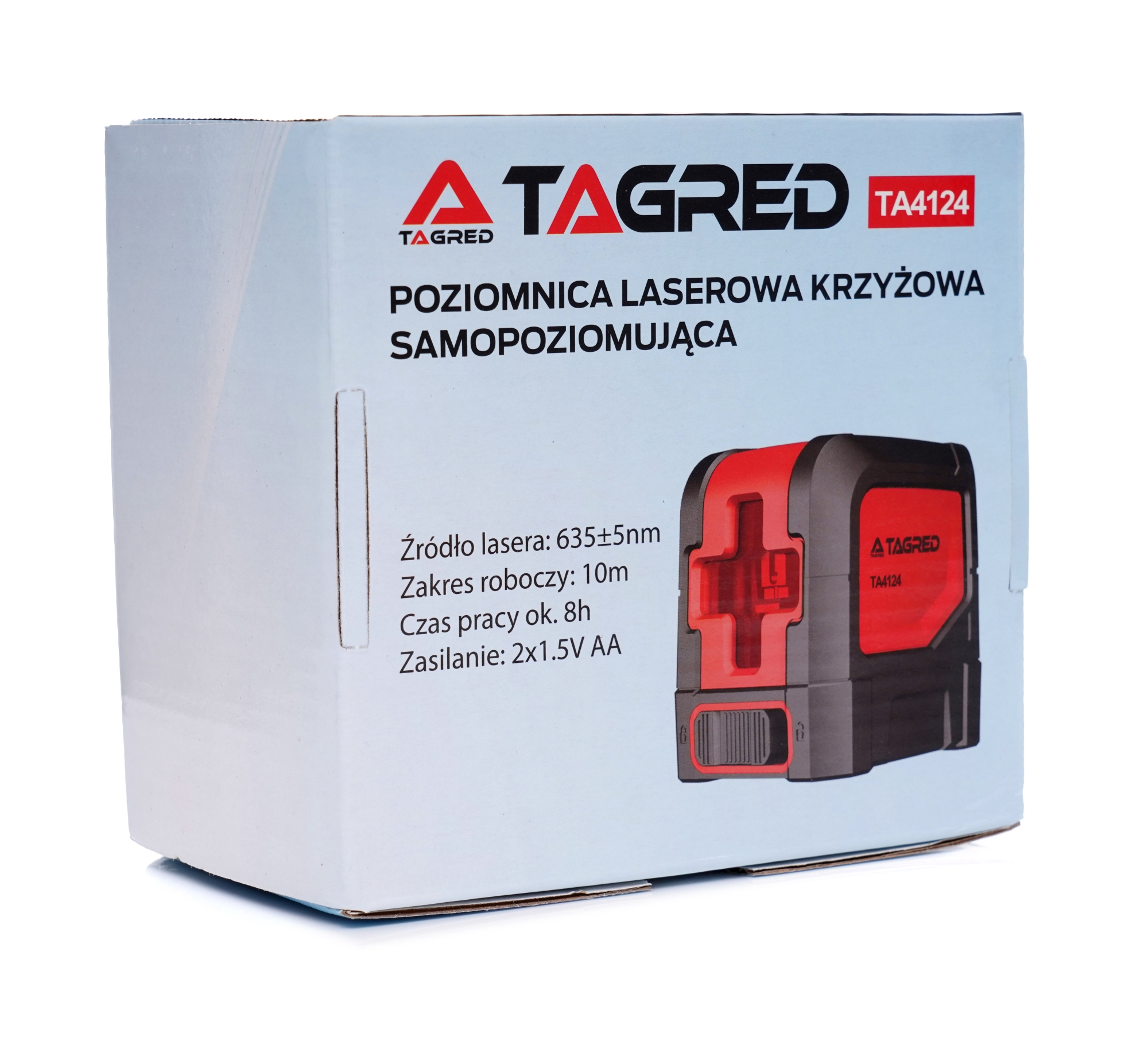 Samonivelační křížový laser s magnetickým držákem, křížový laser TA4124