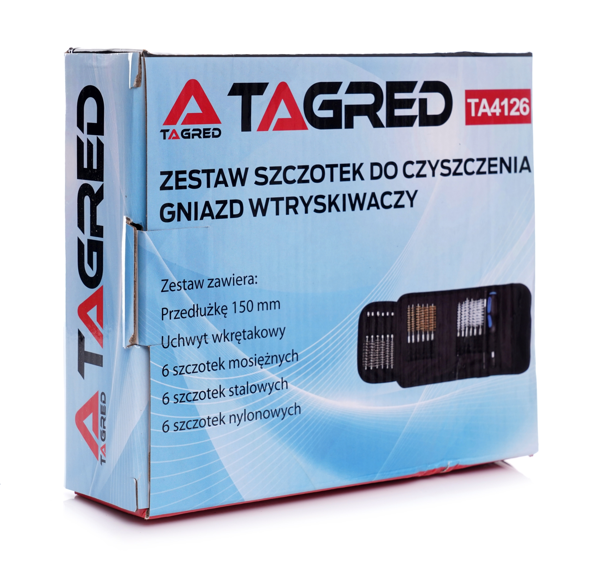 Kartáče na sedla vstřikovačů a žhavicích svíček, sada 21 ks TA4126