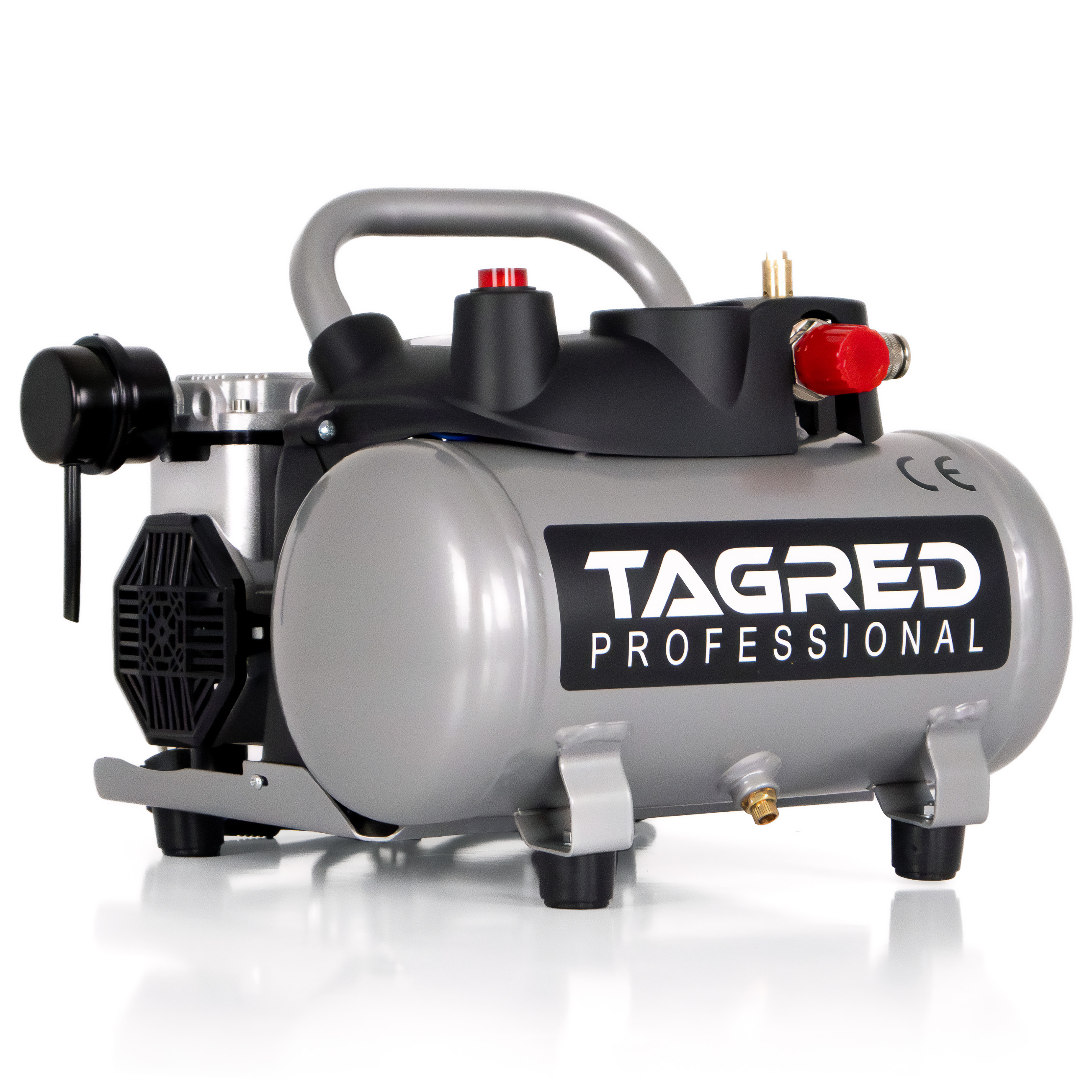 Bezolejový dvoupístový kompresor, kompresor TAGRED Pro. 6L 1100W 230V TA380