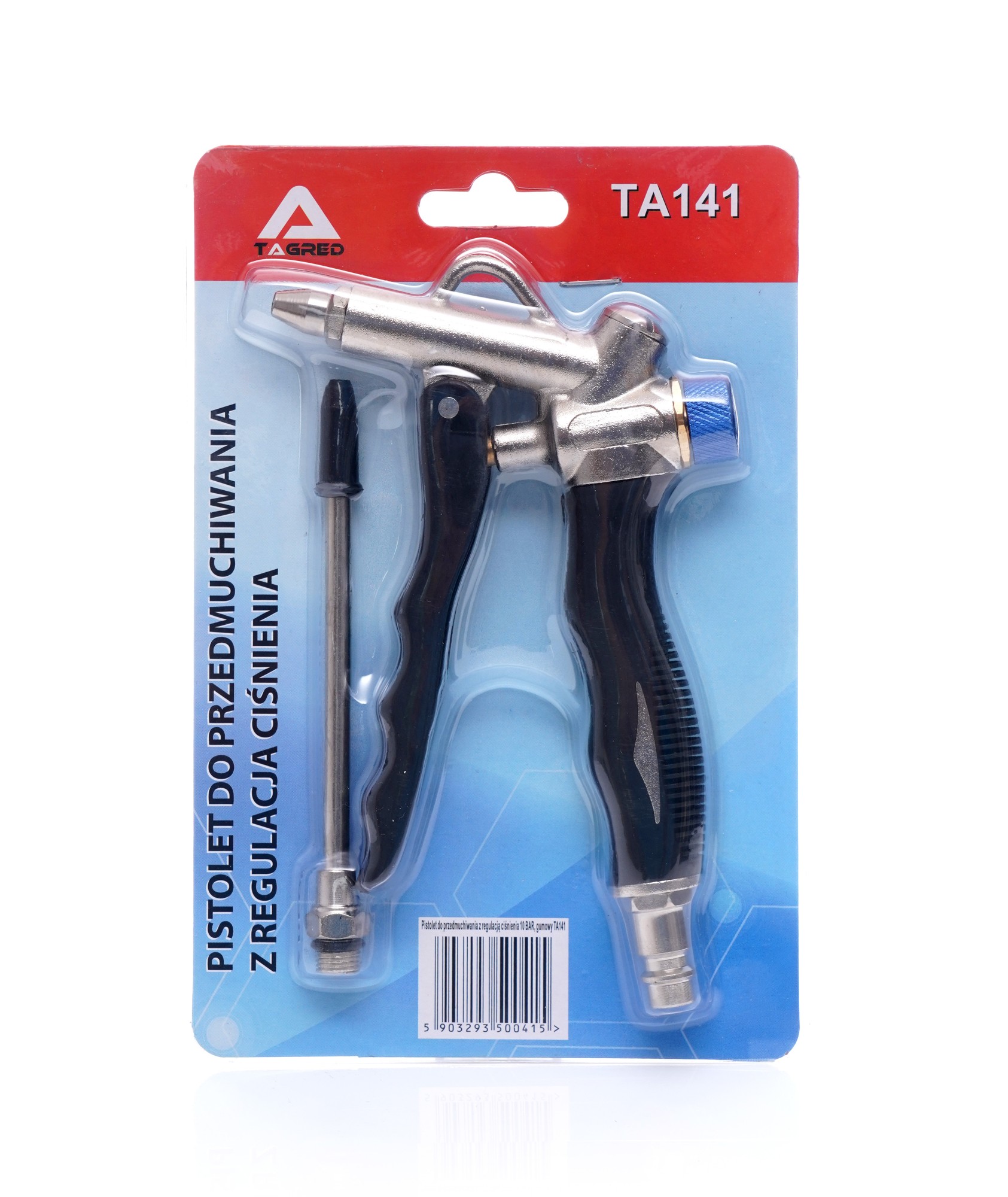 Ofukovací pistole s regulací tlaku 10 BAR, pogumovaná TA141 TA141