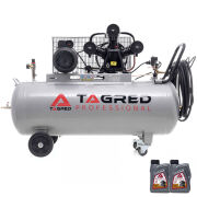 Kompresor olejowy, sprężarka TAGRED 200L 230V 3 tłoki, Separator