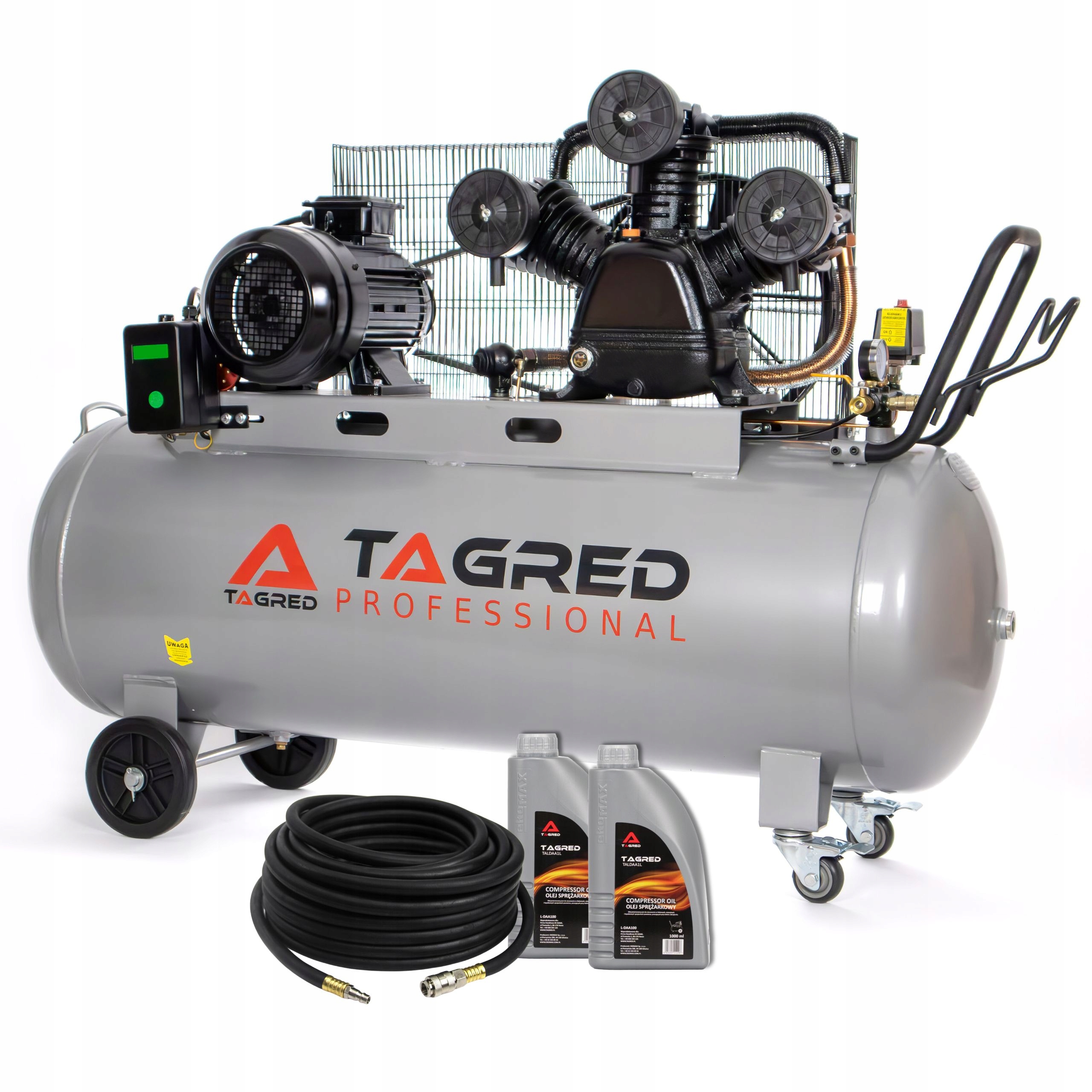 Olejový kompresor, kompresor TAGRED Heavy Duty 300L 3 písty 400V TA330 TA330