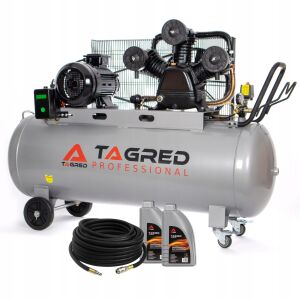 Kompresor olejowy, sprężarka TAGRED Heavy Duty 300L 3 tłoki 400V TA330