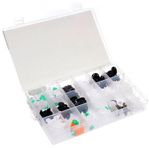 Кліпси, затискачі, автомобільні шпильки, кріплення, заміна для марки AUDI 160 шт.