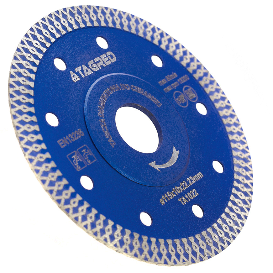 Diamantový kotouč PROFI LONG LIFE na kámen, gres, dlaždice, keramiku 115 mm TA1022 Pro