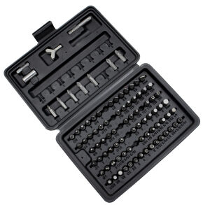 Bity, wkrętaki torx, zestaw bitów 100 el.