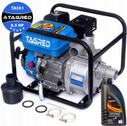 Motopompa spalinowa, pompa do wody 6,5HP 36000l/h 2"