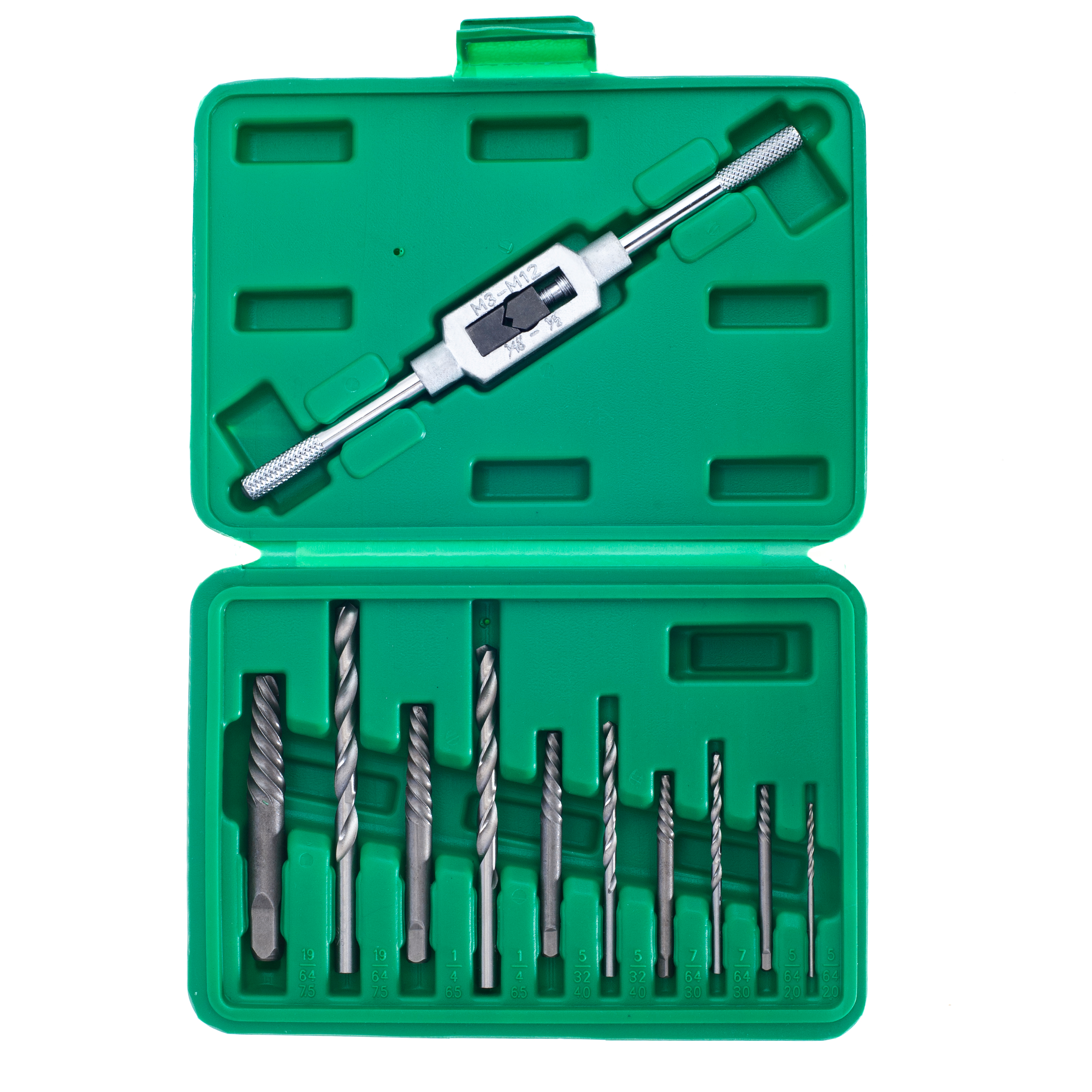 Vytahováky na zalomené šrouby, vrtáky, 11 ks, vratidlo TA1340