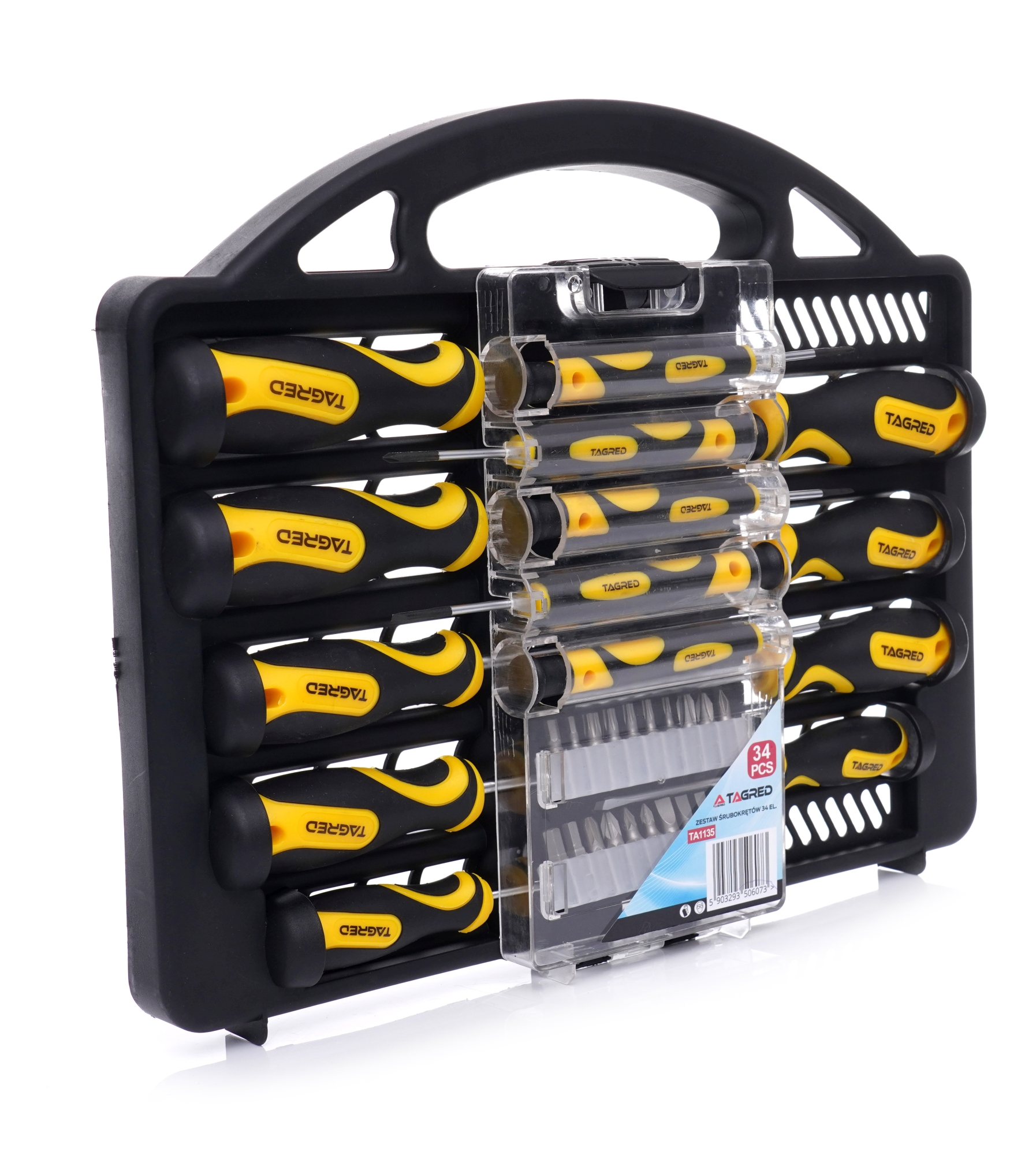 Šroubováky, šroubovací bity, CrV ocel, 34 ks. TA1135