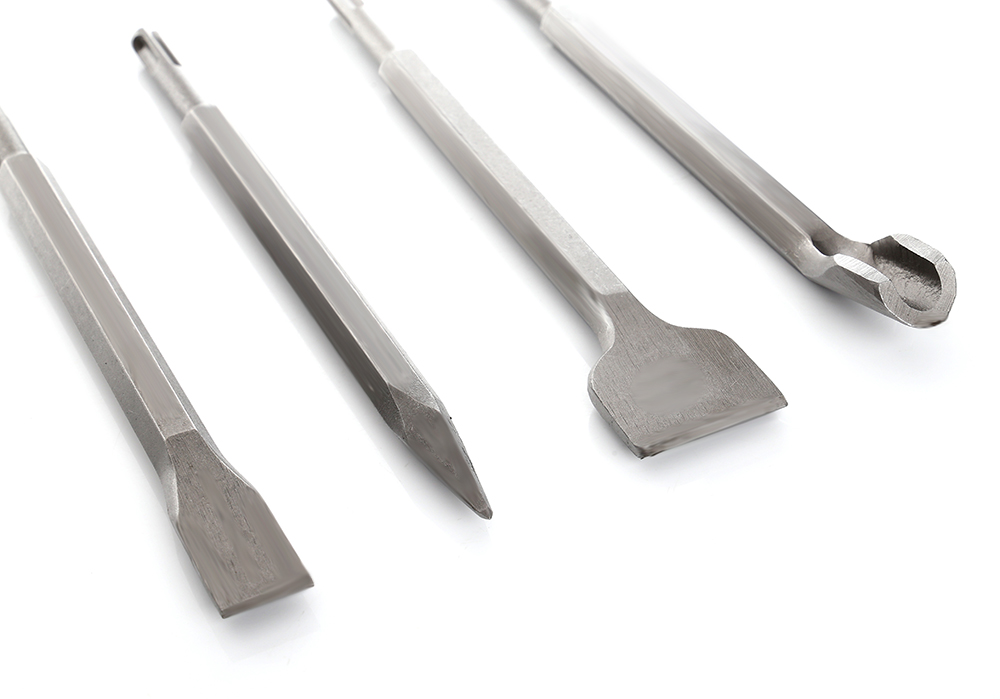 Sekáče do betonu SDS Plus sada 4 sekáčů TA4044