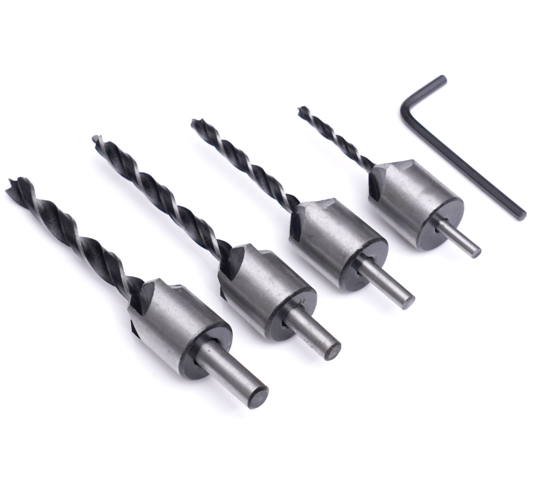 Vrtáky do dřeva se záhlubníkem nastavitelné 3-6 mm TA4179