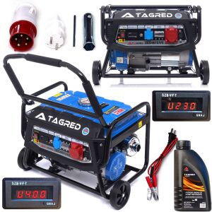 Agregat prądotwórczy 3500W TAGRED AVR 230/400V, mobilny