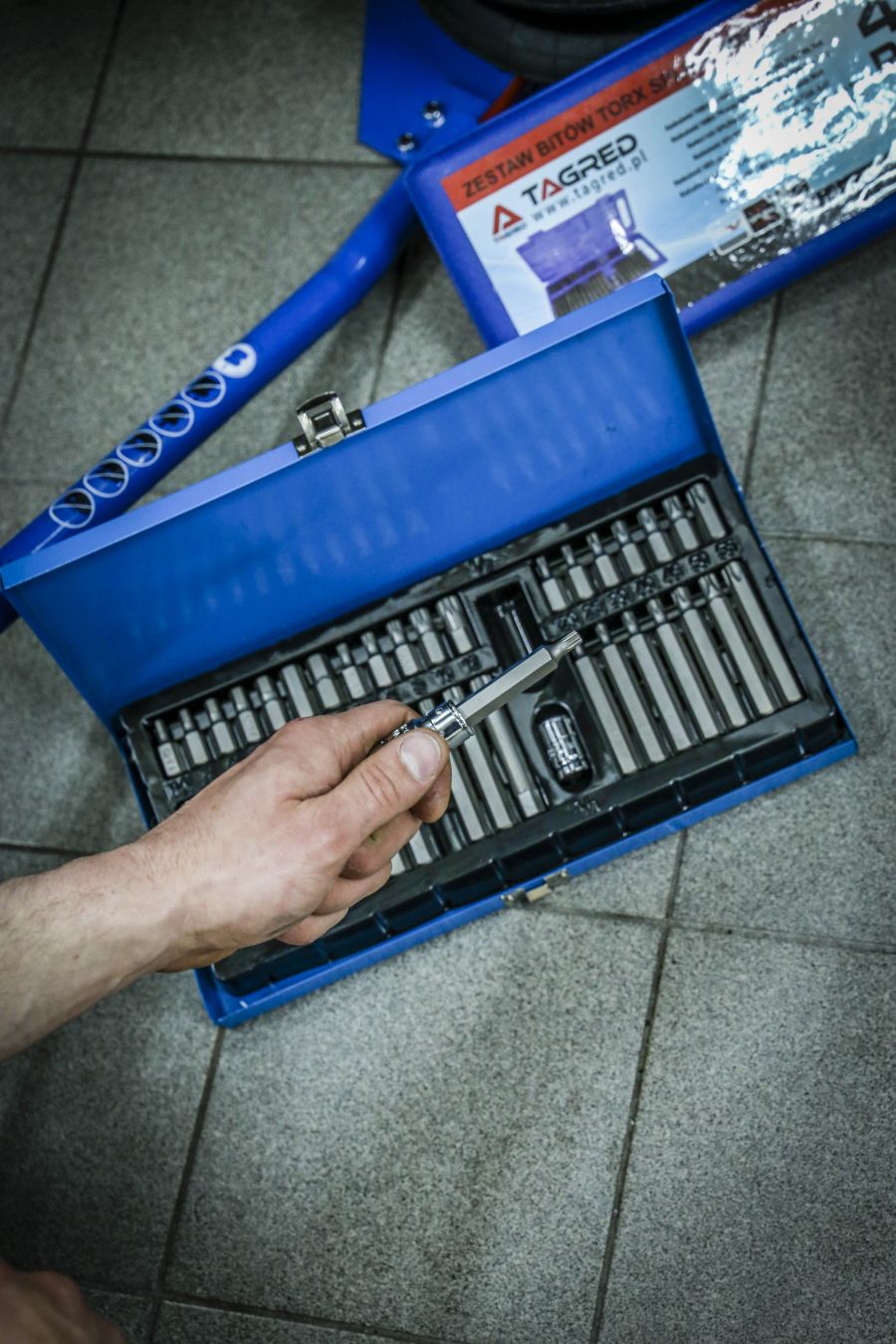 Bity, klíče torx, spline, imbus, sada 40ks. TA1205