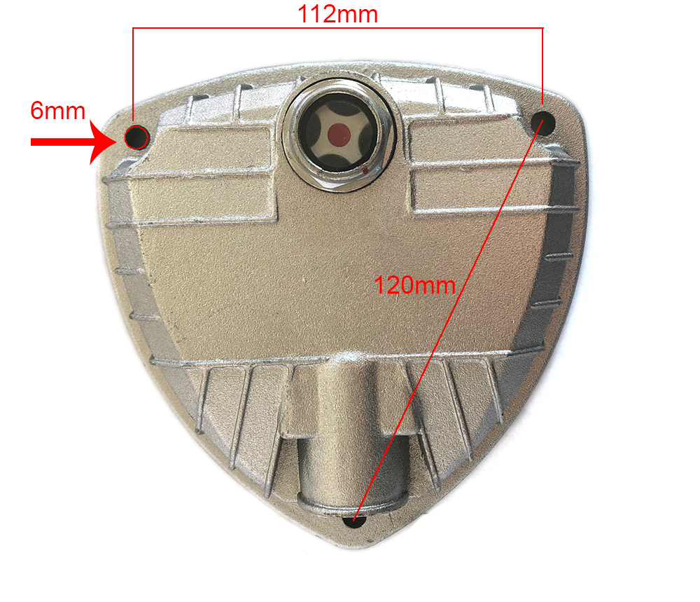 Víko pumpy kompresoru 50-100L V plus průhledítko oleje TA2675