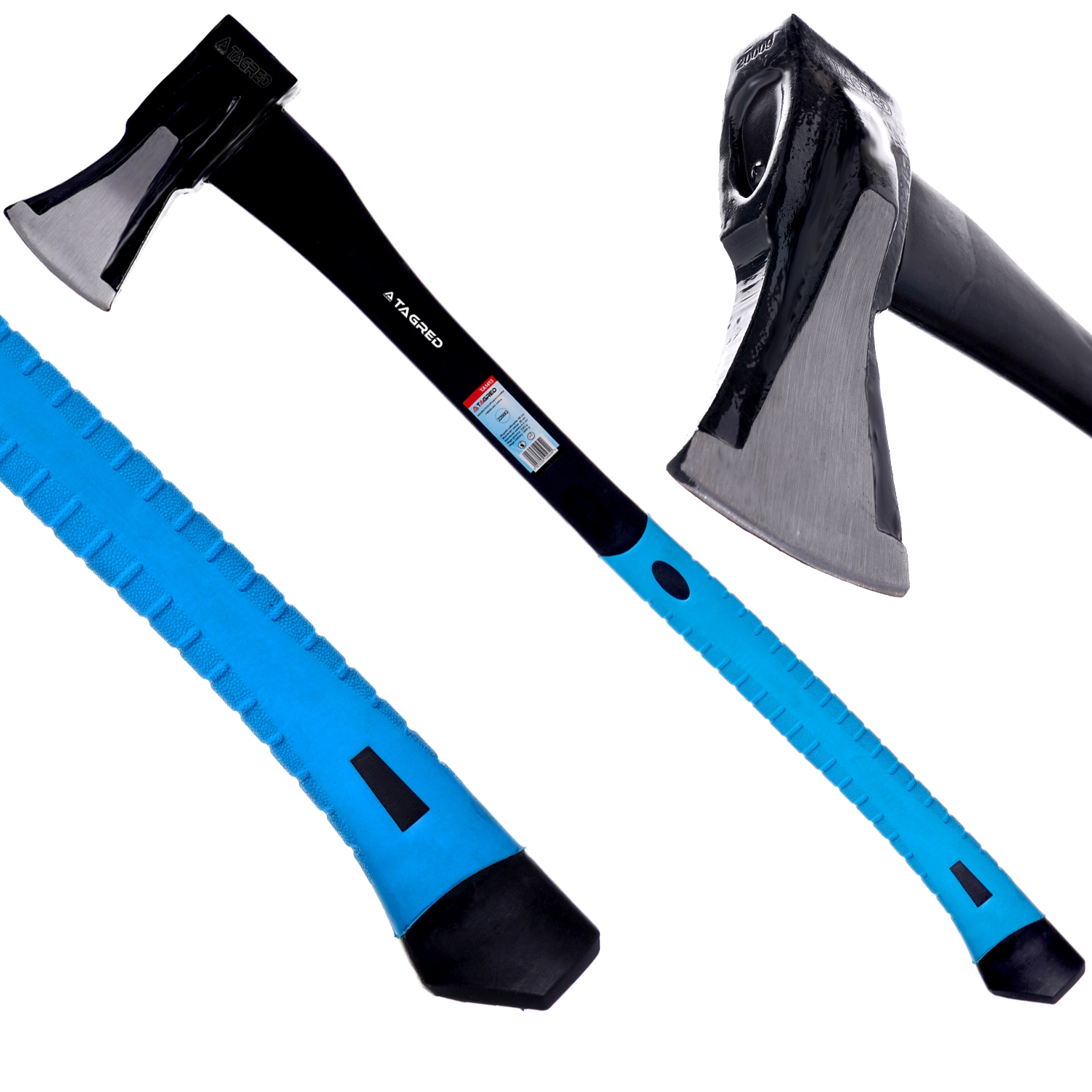 Univerzální štípací sekera, topůrko Fiberglass 2200g, dlouhá TA1413