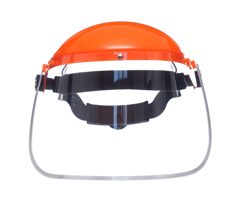 Ochranný obličejový štít s PVC hledím a hlavovým křížem ta464