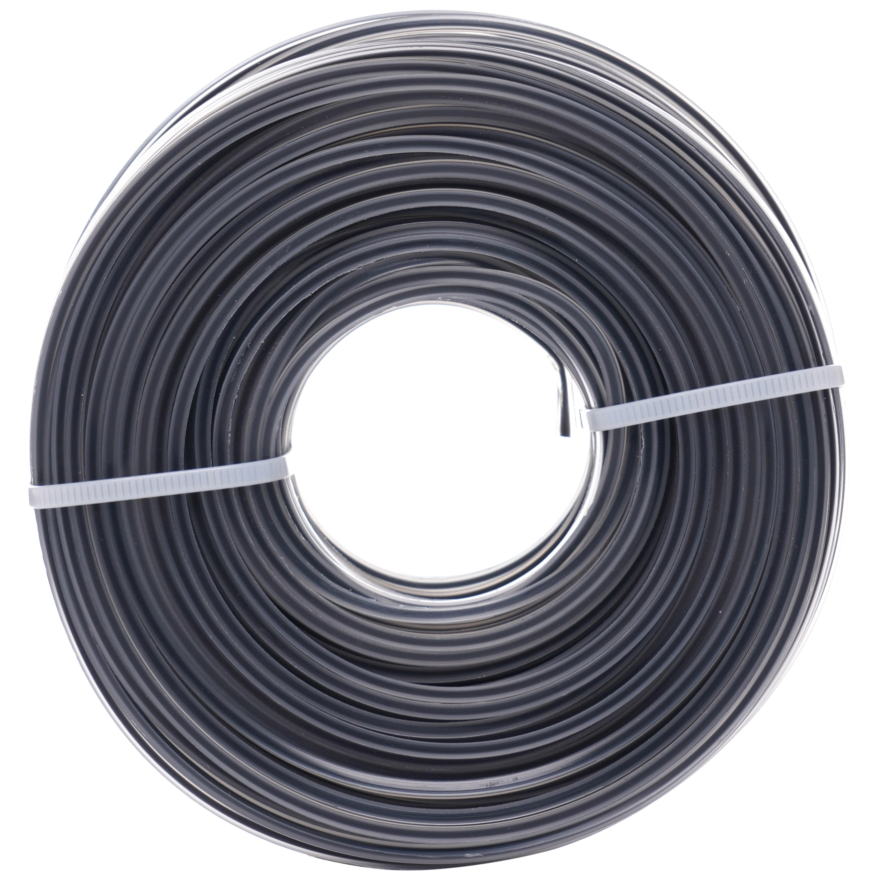 Struna do křovinořezu, vyžínače, čtvercová 2,4 mm x 50 m, šedá, zesílená TA479