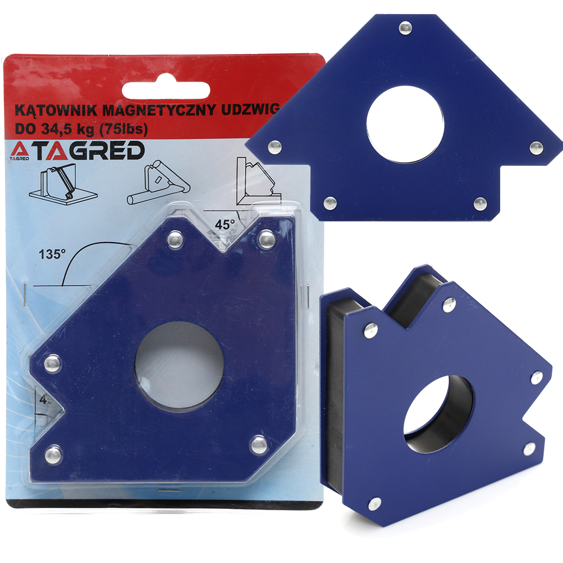 Magnetický úhelník nosnost do 34,5 kg TA622