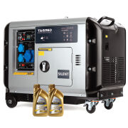 Agregat prądotwórczy Diesel TAGRED 10300W 14 KM, 3x230V gniazdo PROFI 32A, wyciszony