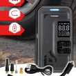Pompka akumulatorowa rowerowa, samochodowa mini kompresor do pompowania 8V 4000mAh - 2