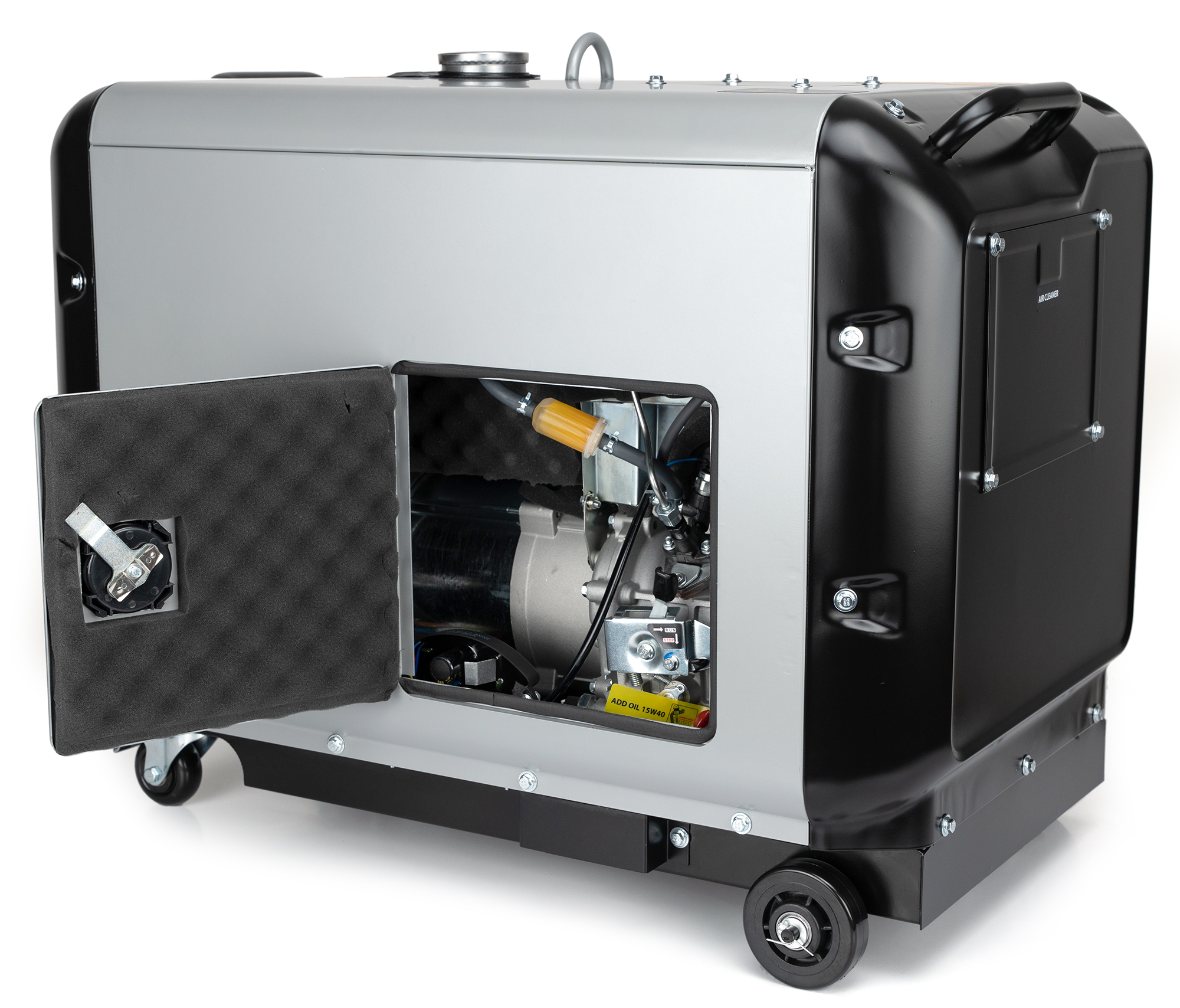 Dieselová elektrocentrála TAGRED 10300W 230/400V 14KM AVR, odhlučněná TA10300TDS