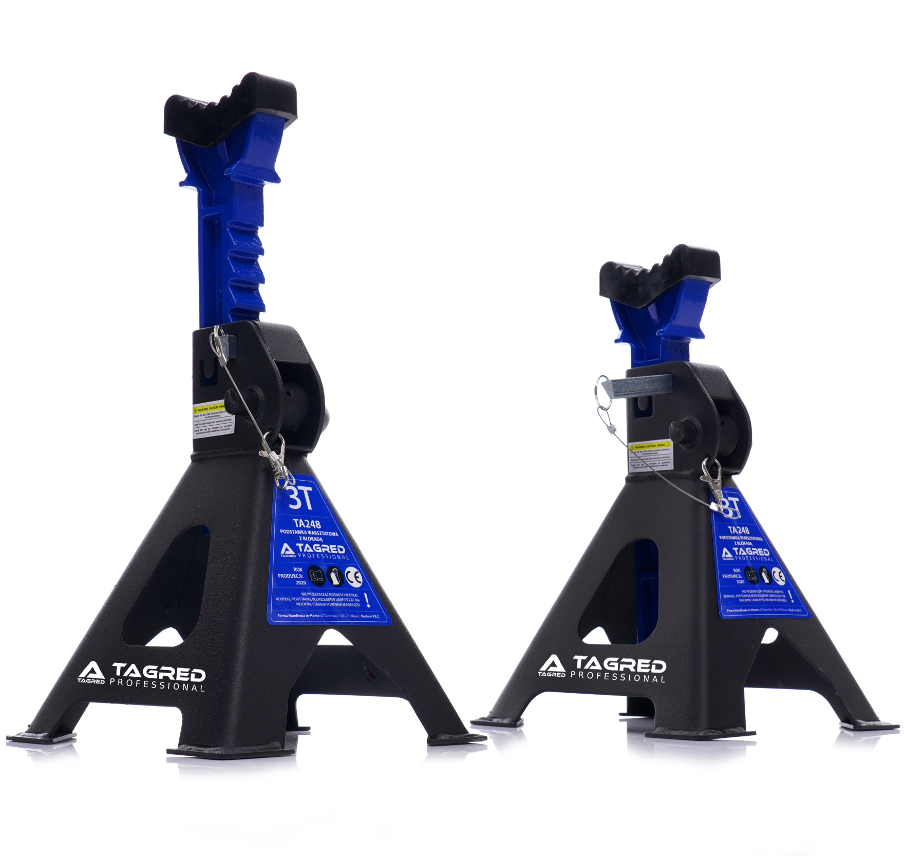Stojany 3 tuny podpěry dílenské automobilové, zesílené 4 ks TA248x2