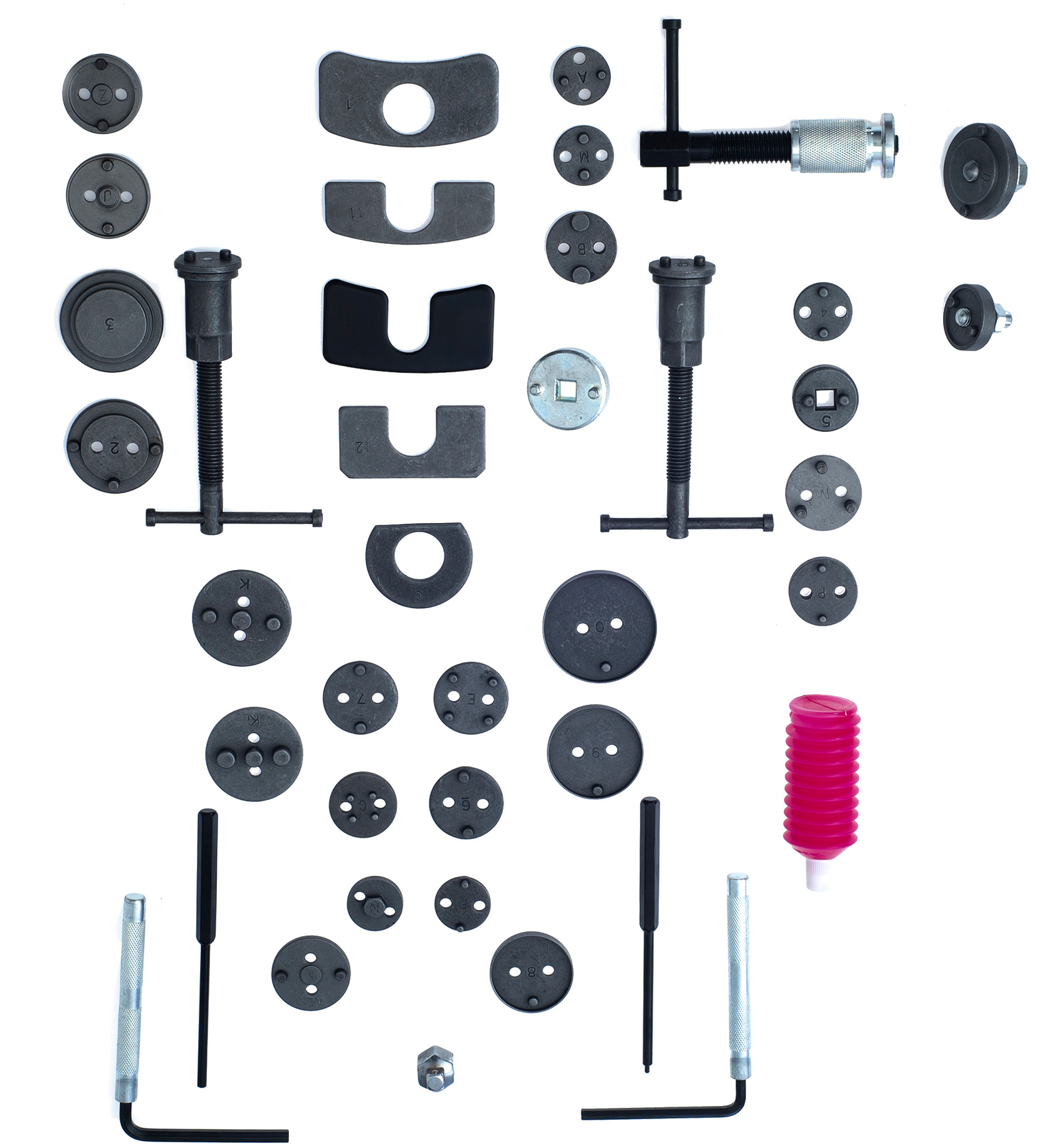 Sada na opravu, vytlačování pístků brzdových třmenů 41 ks + kufřík TA1374