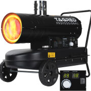 Nagrzewnica, dmuchawa spalinowa, olejowa z kominem TAGRED 20kW, termostat, LCD