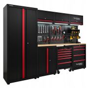 Meble garażowe, warsztatowe TAGRED TA193 regał szafka do warsztatu garażu 260 cm akcesoria, LED