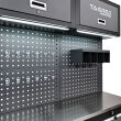 Meble garażowe, warsztatowe TAGRED regał 200cm szafa do warsztatu garażu, blat INOX 3D LED - 19