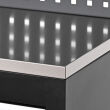 Meble garażowe, warsztatowe TAGRED regał 200cm szafa do warsztatu garażu, blat INOX 3D LED - 12