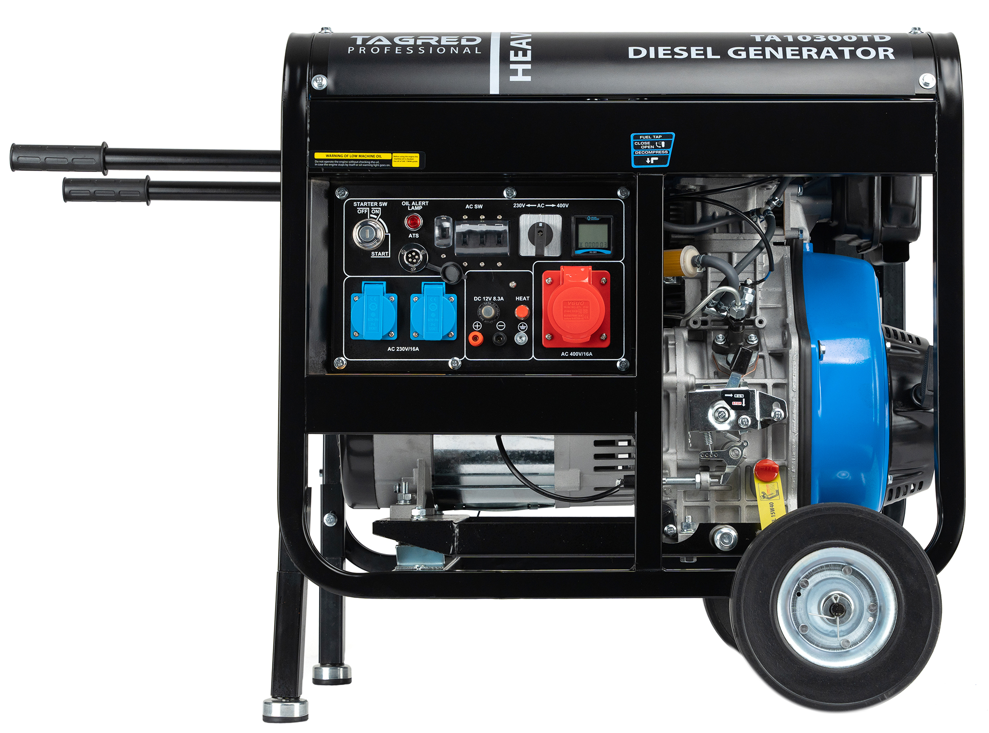 Dieselová elektrocentrála TAGRED 7000W 230/400V 14KM AVR TA10300TD