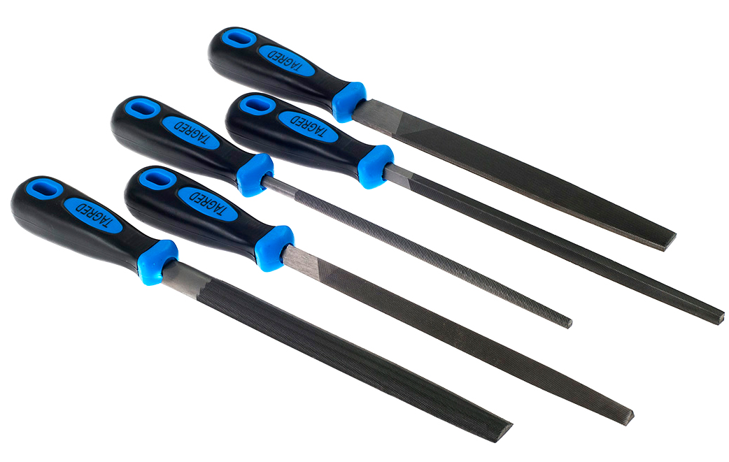 Sada pilníků na kov, rašple, pilníkářský pilník 5 ks 200 mm TA1075