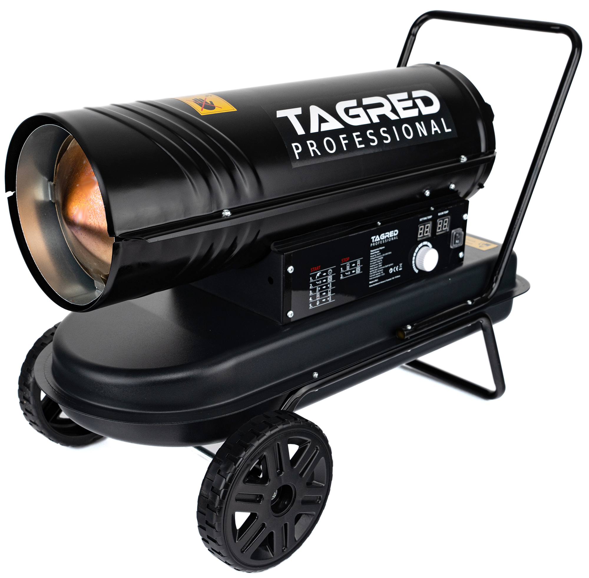 Ohrievač, TAGRED olejové dúchadlo, termostat, LCD, výkon 20kW