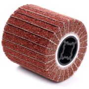 Ściernica walcowa, włóknina ścierna 100x120x19 P80 COARSE wykonana z naprzemiennie ułożonych listków płótna ściernego i włókniny.