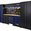 Meble garażowe, warsztatowe TAGRED regał narzędziowy, 2x szafa do warsztatu garażu, oświetlenie - 4