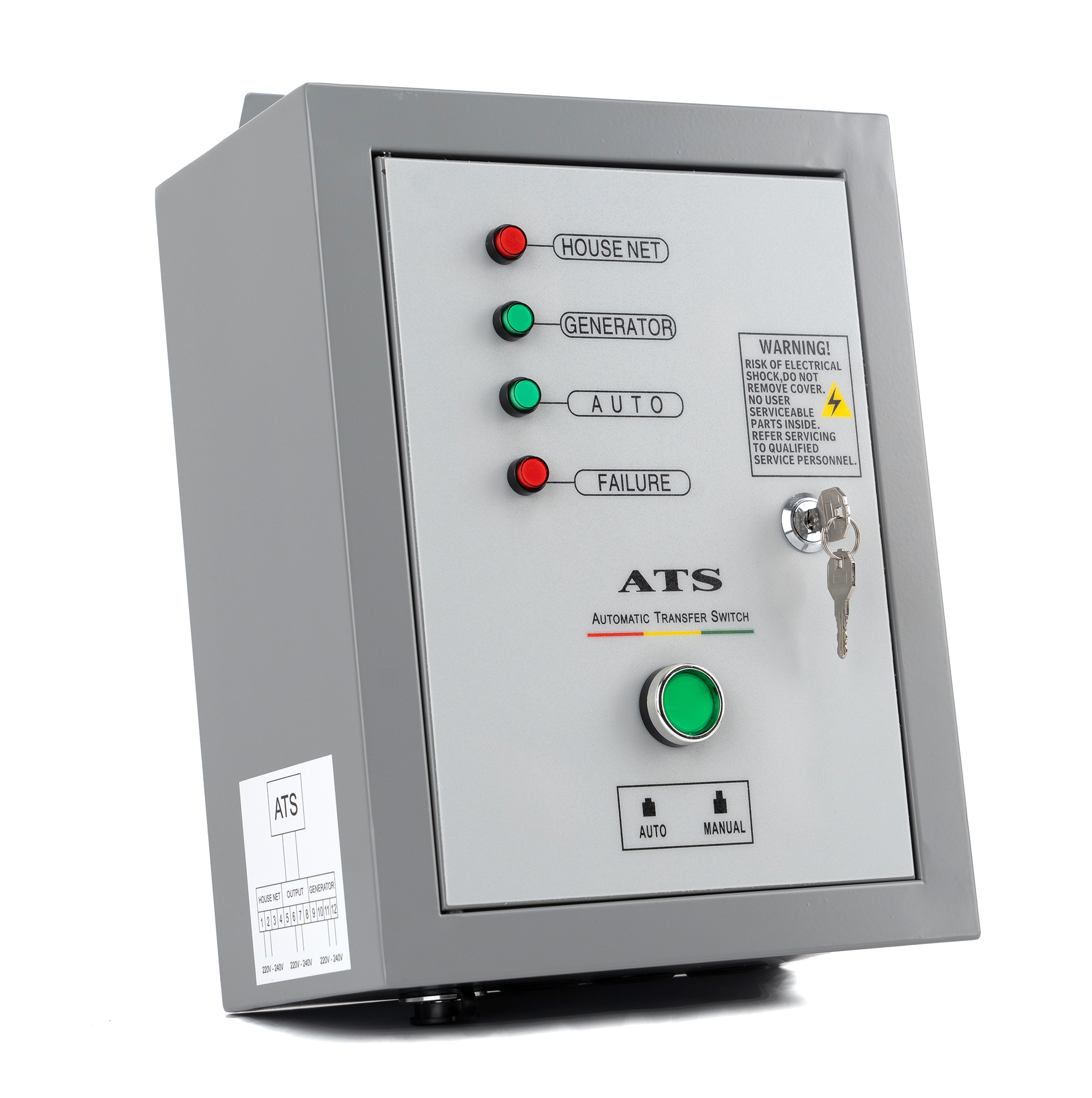 Modul automatiky TAGRED ATS TA752 230V 1 FÁZE 7 kW TA752
