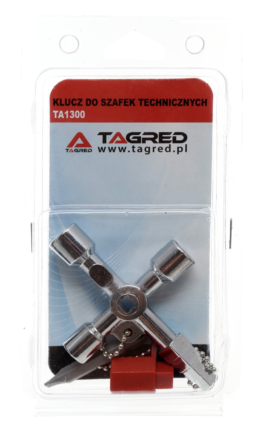 Klíč ke skříňkám elektrických rozvaděčů, skříní a technických skříní TA1300