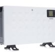 Grzejnik konwektorowy elektryczny 2000W, pilot, timer LCD, biały - 5
