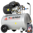 Kompresor olejowy, gratis klucz udarowy TAGRED 3500W 100L 230V 2 tłoki, separator olej - 16