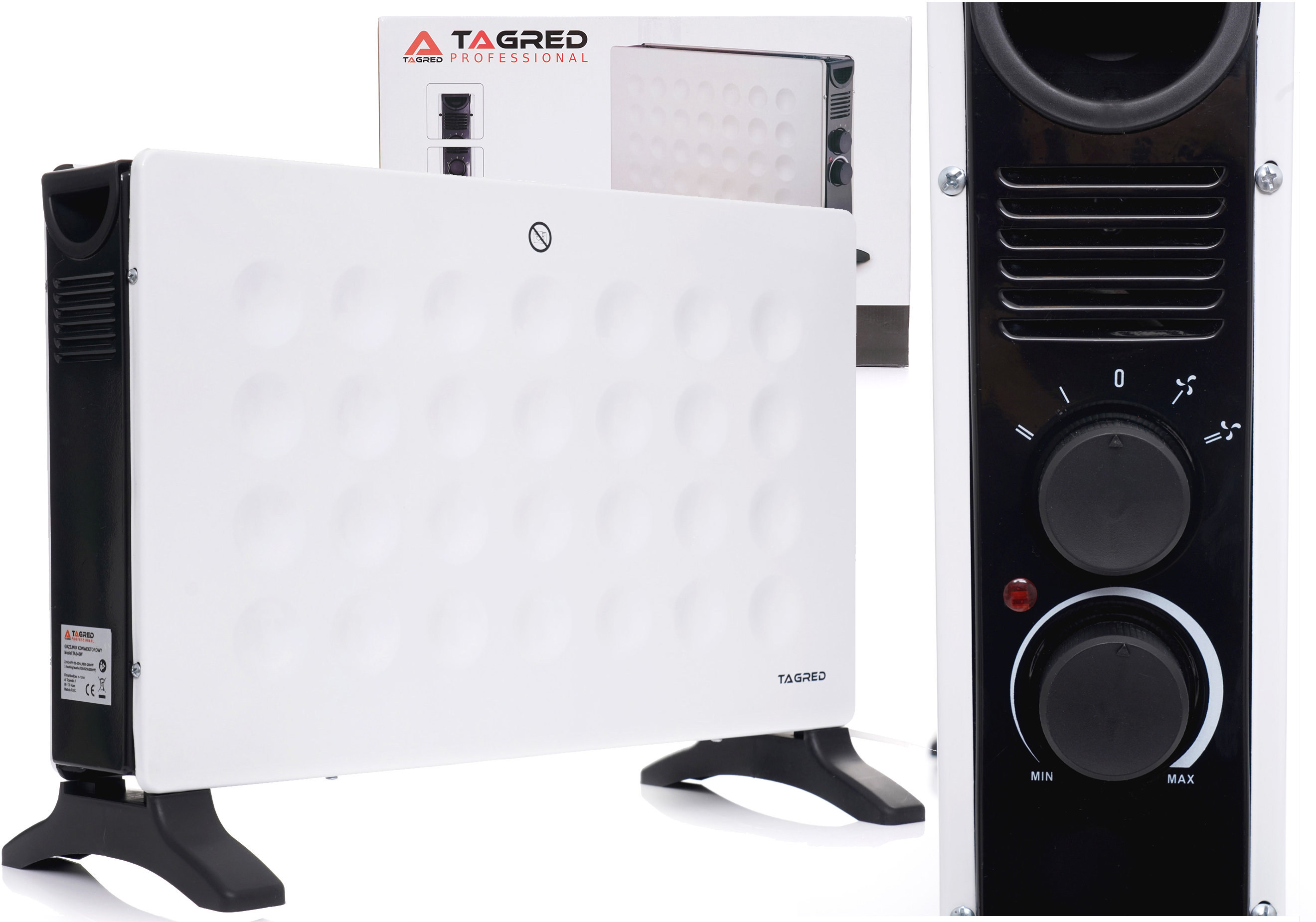Elektrický konvektorový ohřívač 2000W, bílý TA940W